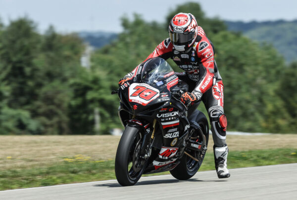 Add another podium for Tyler Scott (70) in Supersport Race 1 at Pittsburg.
