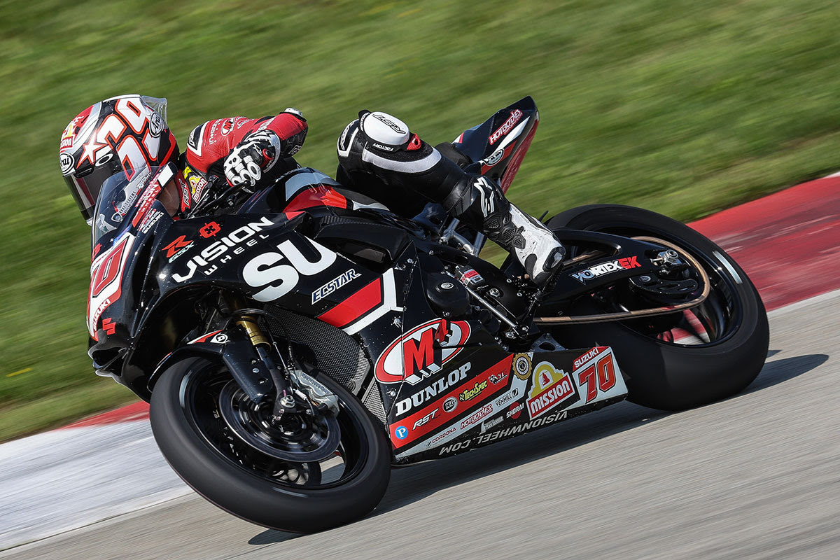 Tyler Scott (70) earned a hard-fought third place and fifth consecutive podium at Pittsburgh.